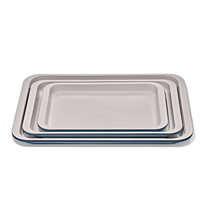 Non-Stick Pro Ceramic Coated Metal Bakeware 3 Pc Set H7