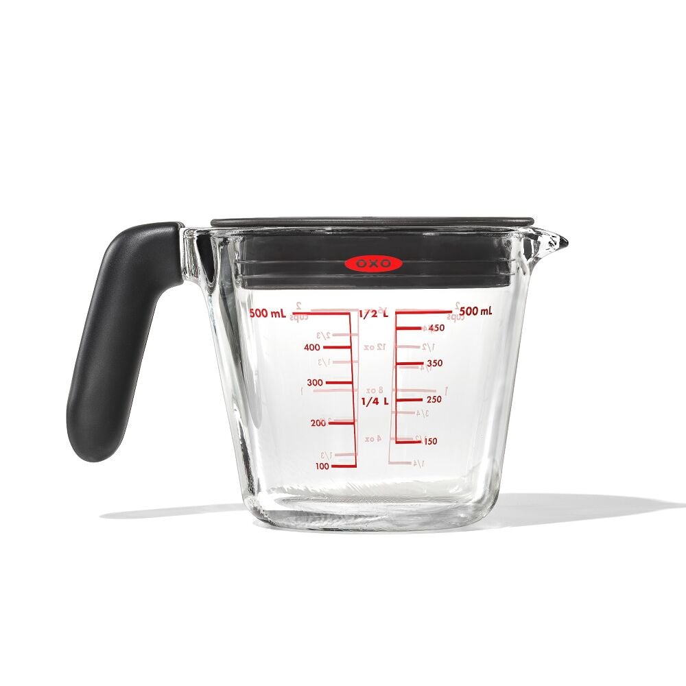 2 Cup Glass Measuring Cup with Lid R4