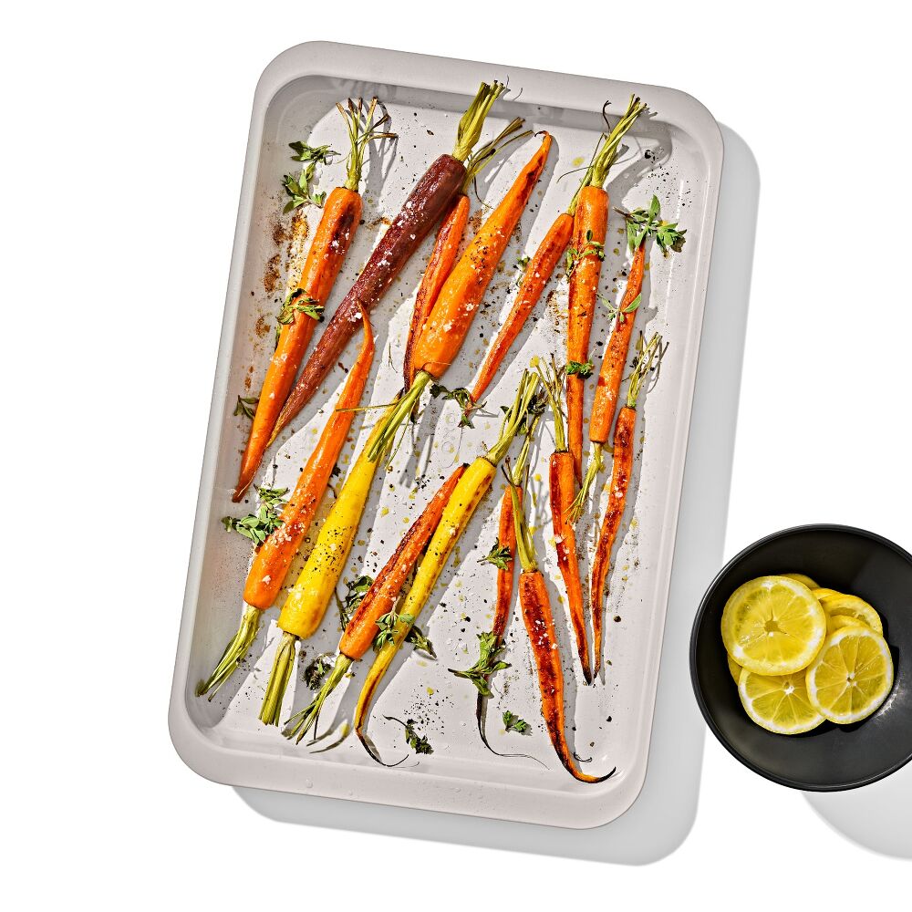 Non-Stick Pro Ceramic Coated Metal Bakeware Half Sheet Pan E8