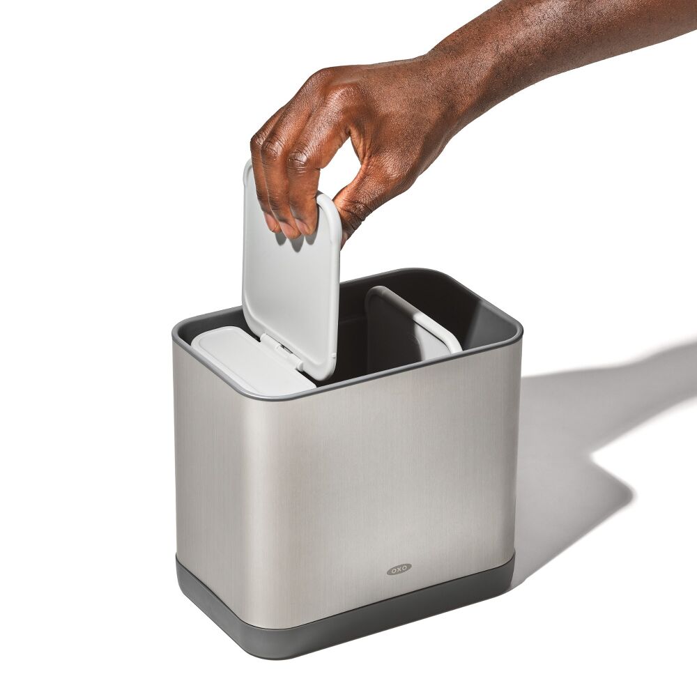 Adjustable Stainless Steel Utensil Holder - Large O6