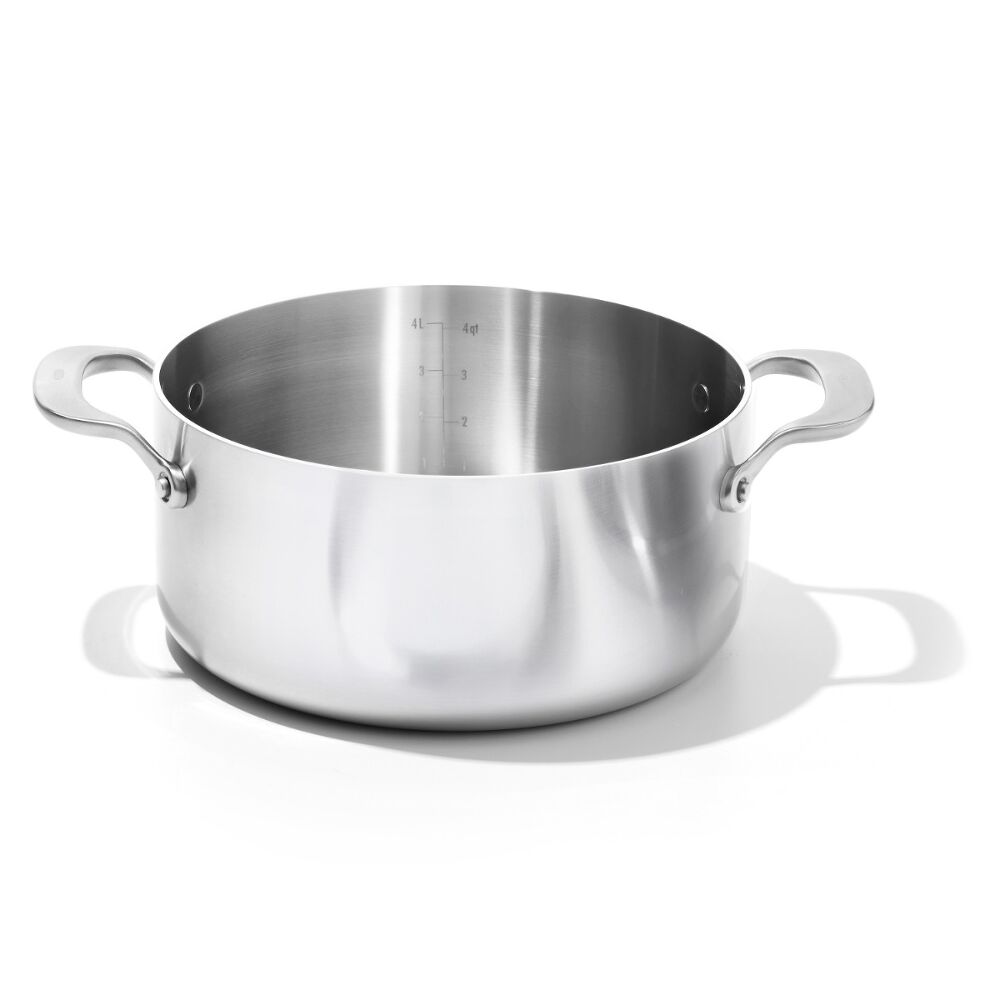 Stainless Steel Mira Series 5.2qt Casserole And Lid G6