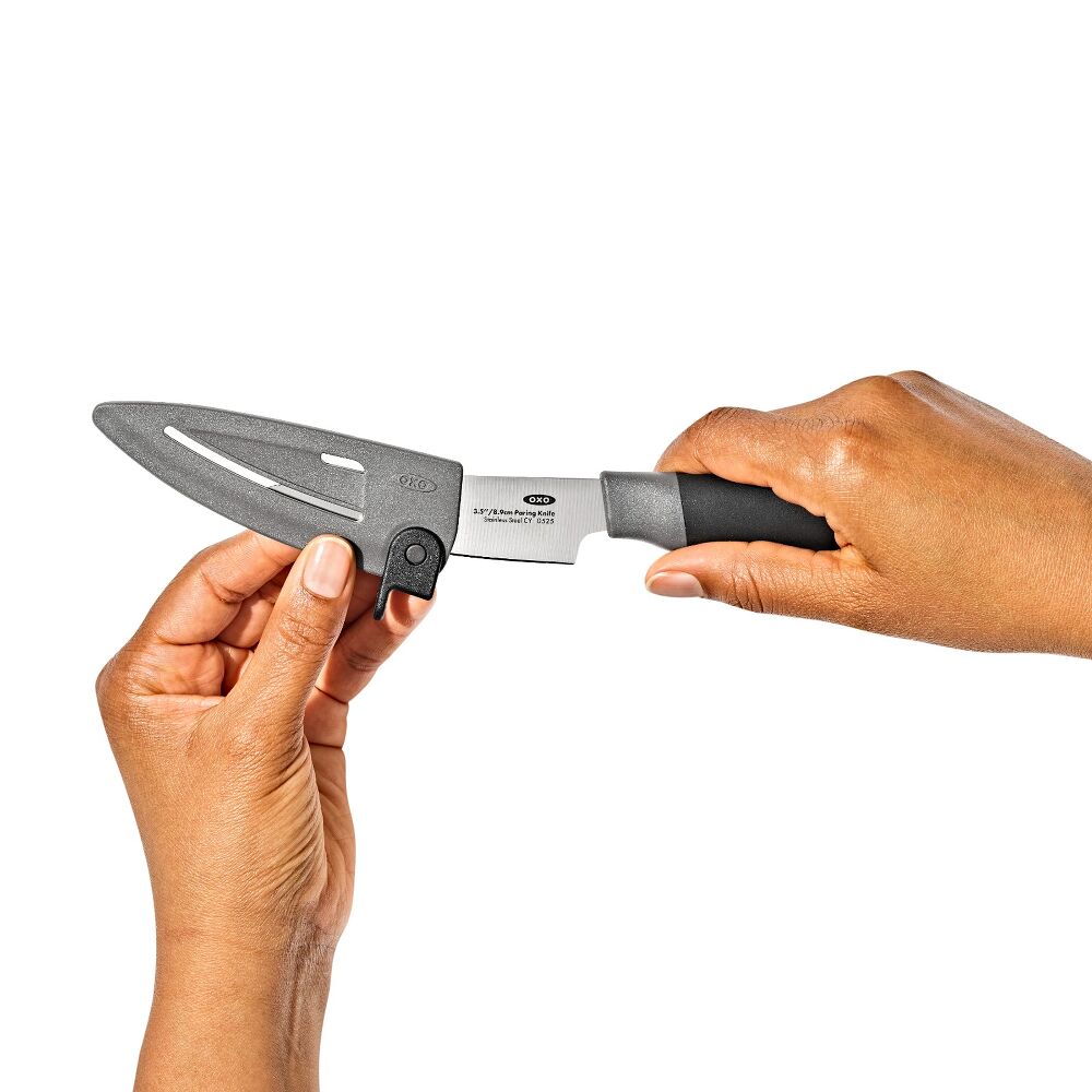 3.5 in Paring Knife with Locking Sheath T2