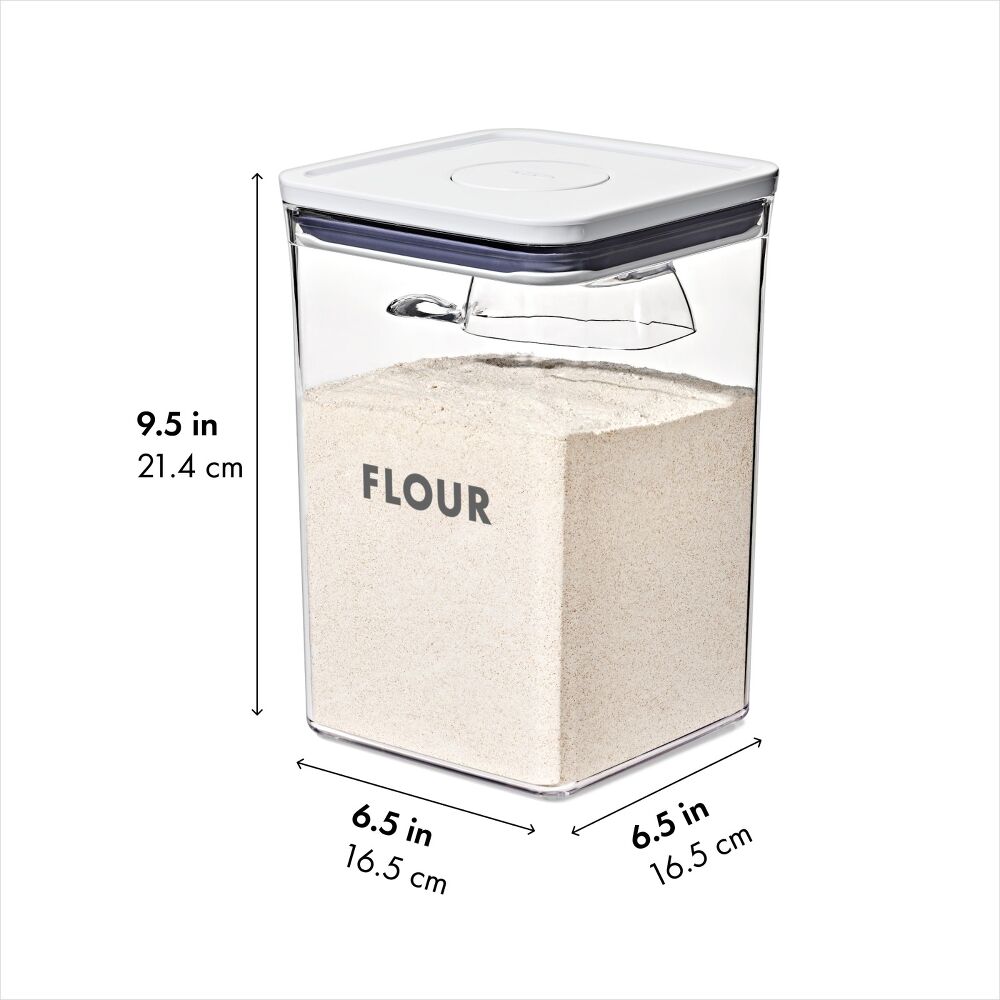 2-Piece Prelabeled POP Container Set with Scoop M6