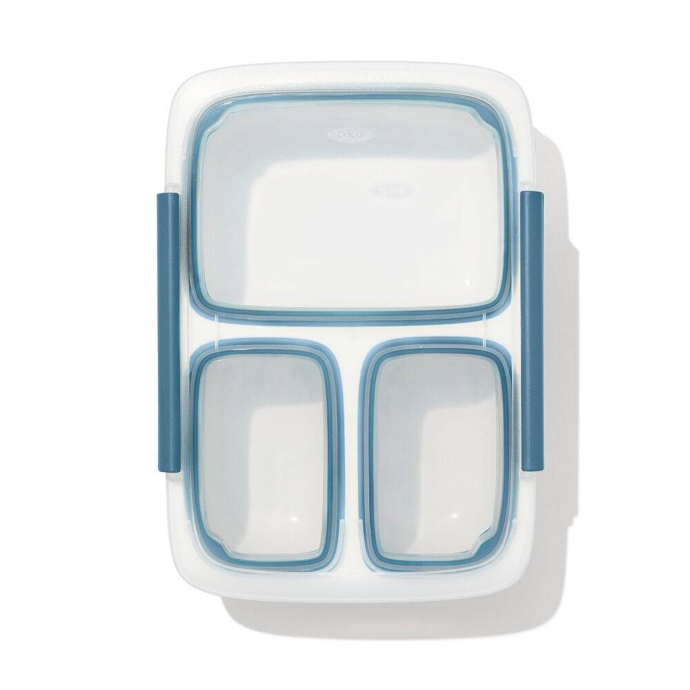 Prep & Go 4.1-Cup Divided Container - Ocean Blue V1