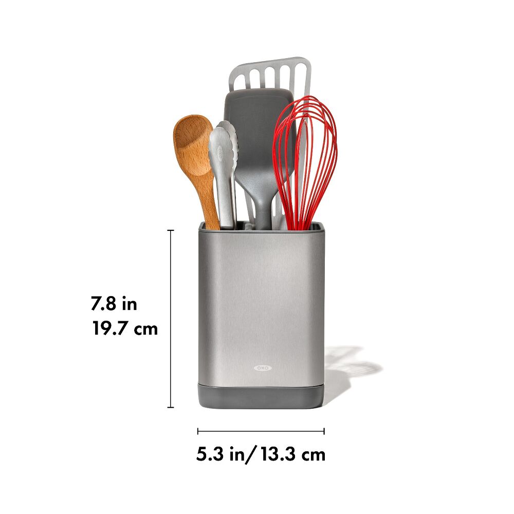 Adjustable Stainless Steel Utensil Holder - Small G1