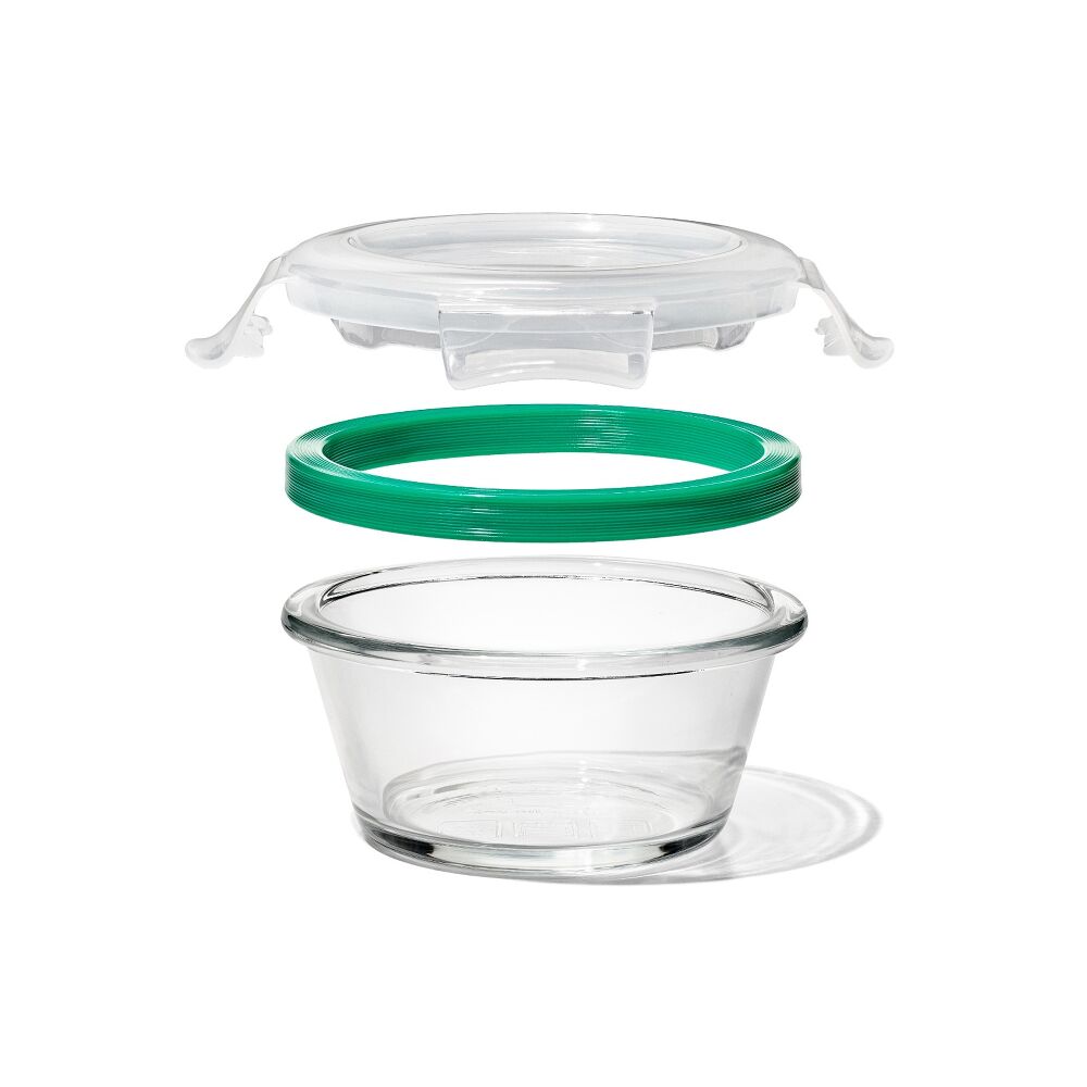 Smart Seal 8-Piece1 Cup Glass Round Container Set X4