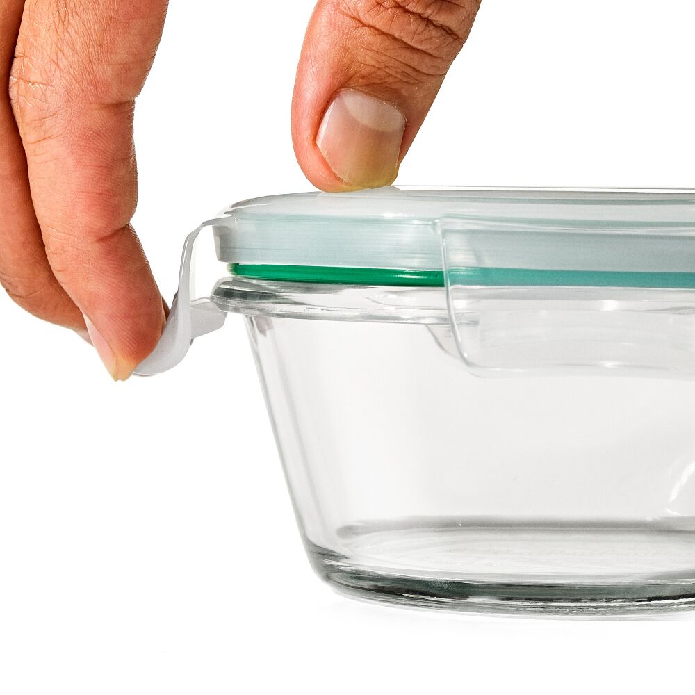 Smart Seal 8-Piece1 Cup Glass Round Container Set X4