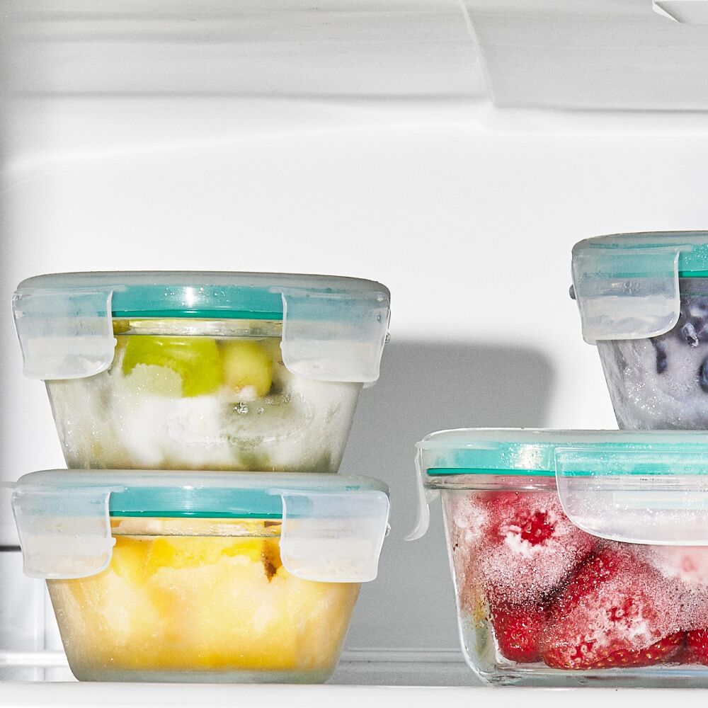 Smart Seal 8-Piece1 Cup Glass Round Container Set X4