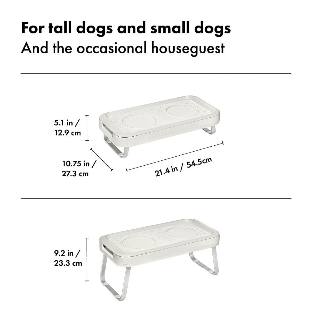 OXO Pet Adjustable Elevated Feeder U5