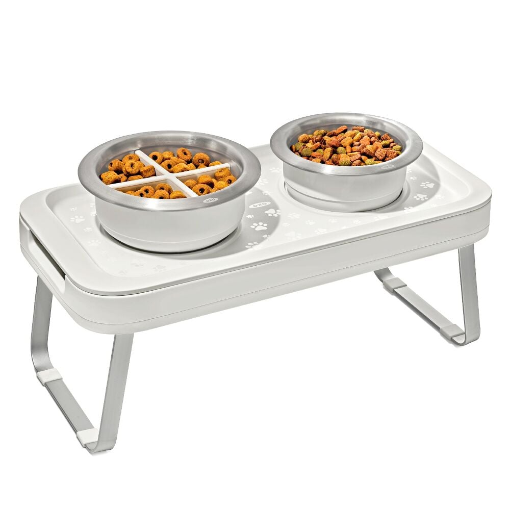OXO Pet Adjustable Elevated Feeder U5
