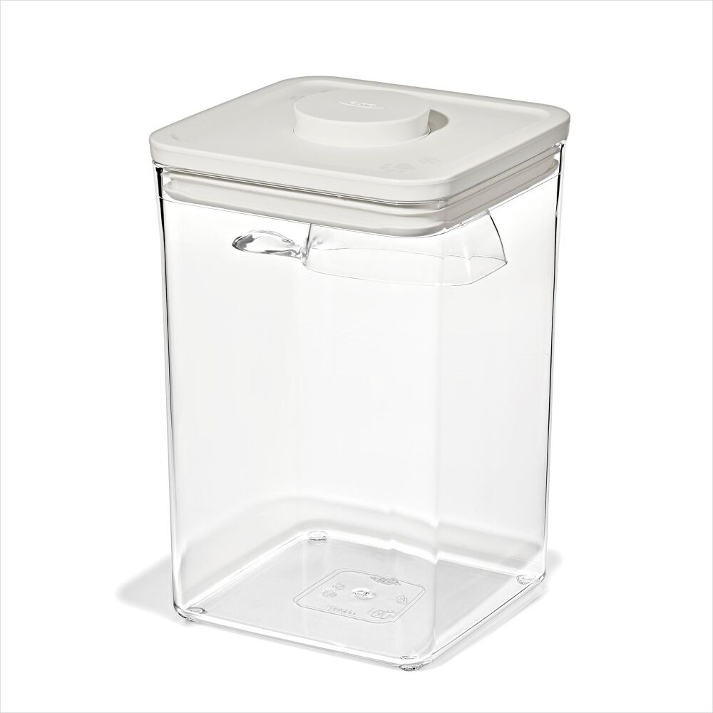 OXO Pet POP Container with Scoop — Big Square Medium — 4.4 Qt/4.2 L H3