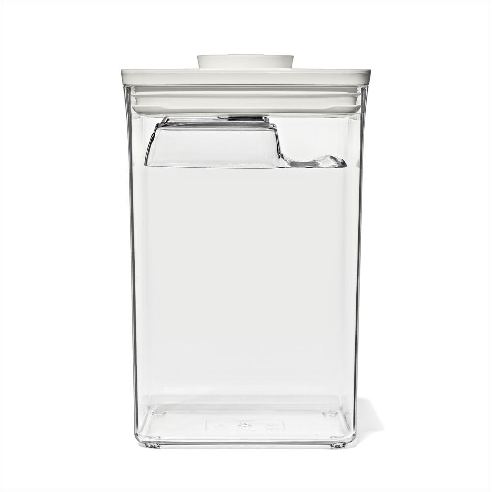 OXO Pet POP Container with Scoop — Big Square Medium — 4.4 Qt/4.2 L H3