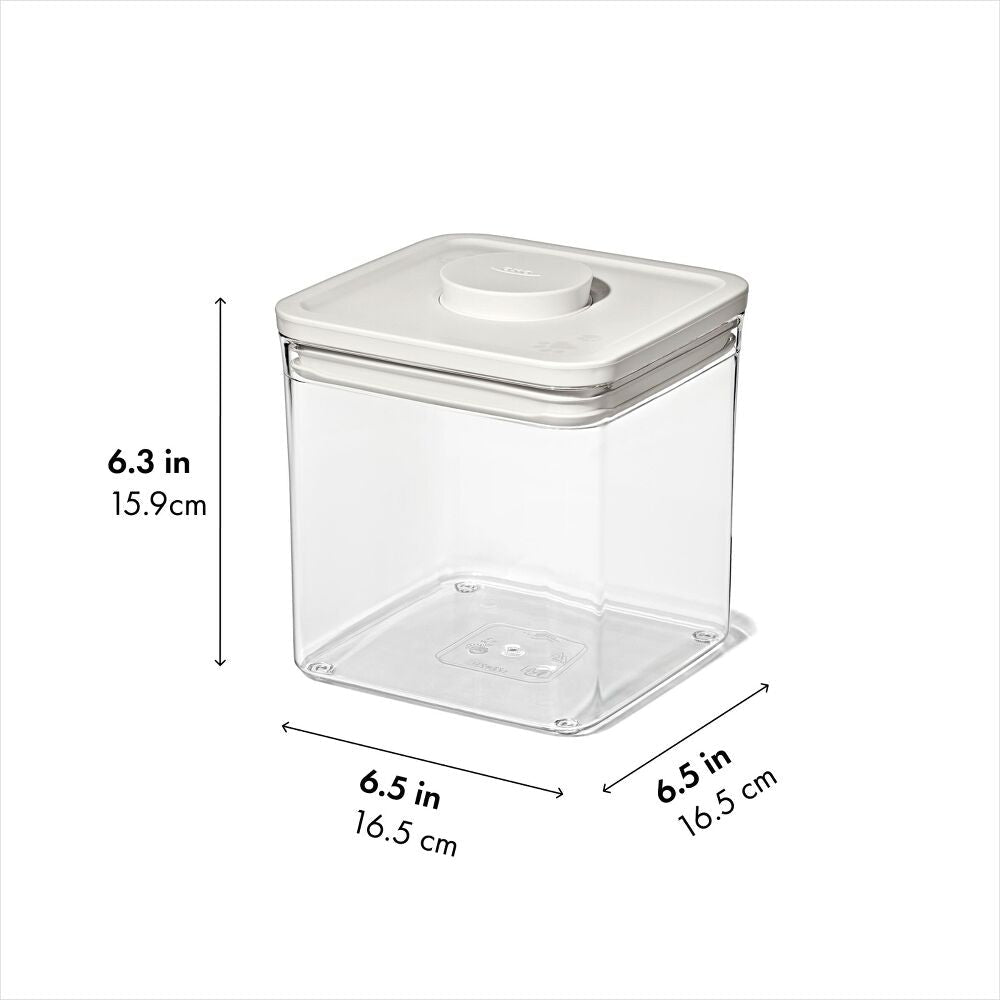 OXO Pet POP Container — Big Square Short — 2.8 Qt/2.6 L P6