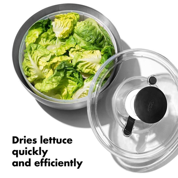 Steel Salad Spinner R6