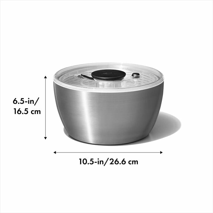 Steel Salad Spinner R6