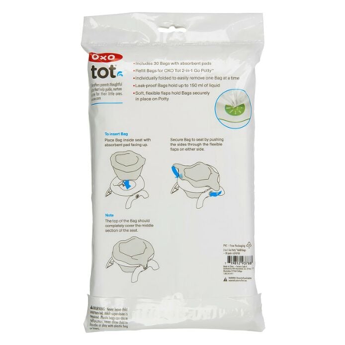 2-in-1 Go Potty™ Refill Bags - 30 Pack P1