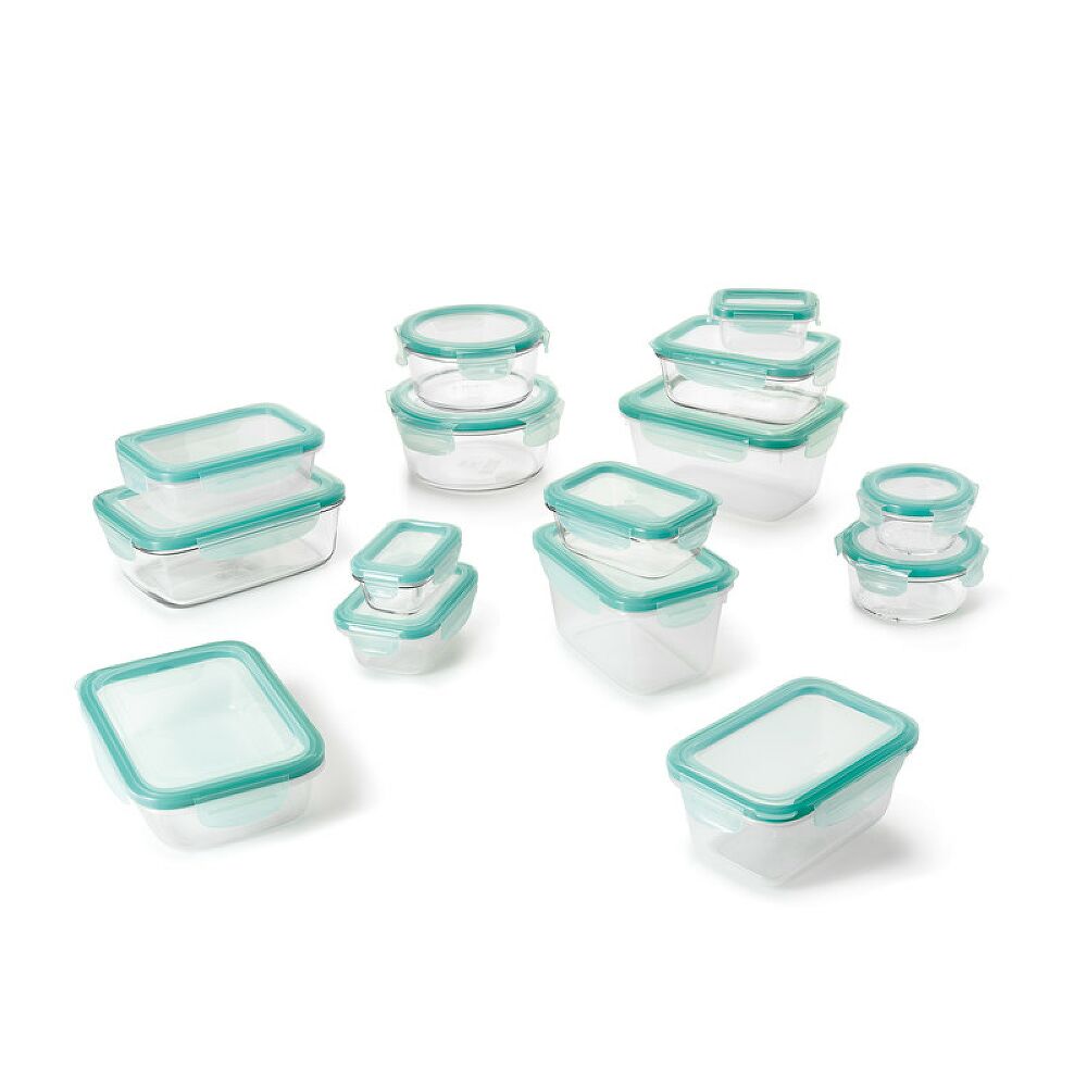 OXO Good Grips 30 Piece Smart Seal Glass & Plastic Container Set N9