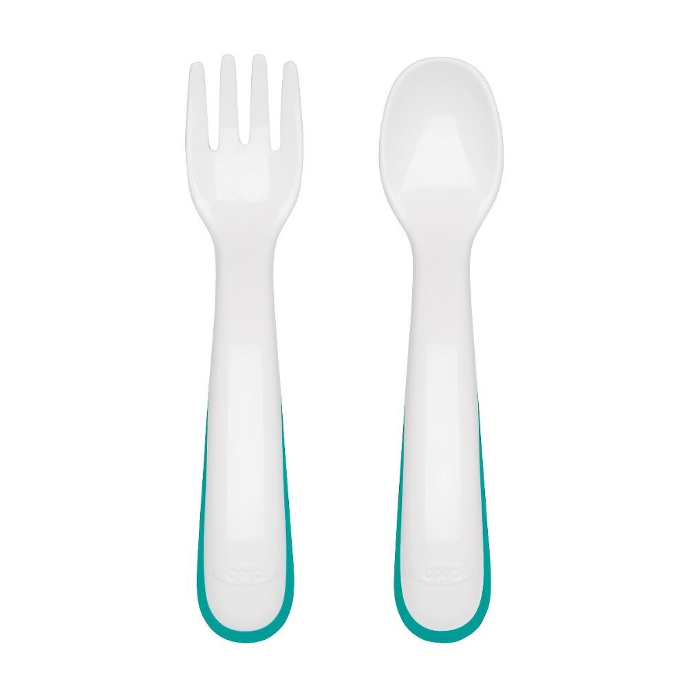 On-the-Go Plastic Fork and Spoon Set with Travel Case C2