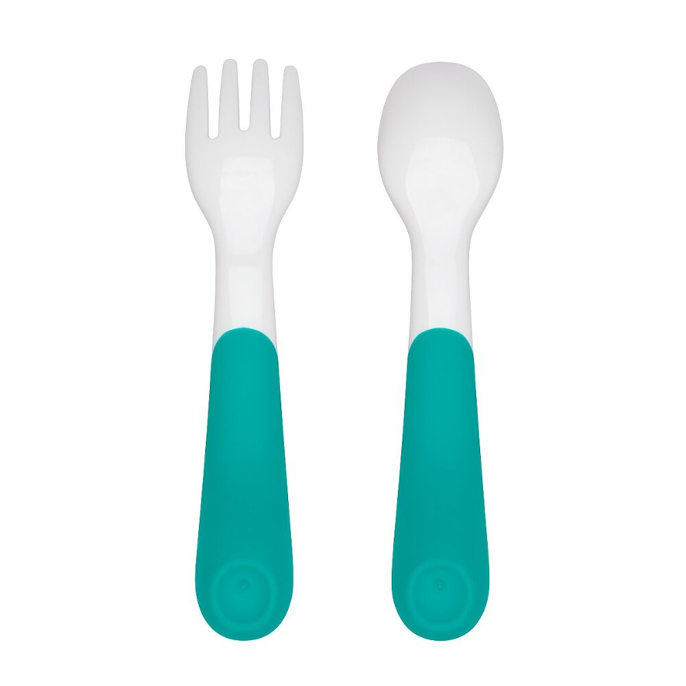 On-the-Go Plastic Fork and Spoon Set with Travel Case C2