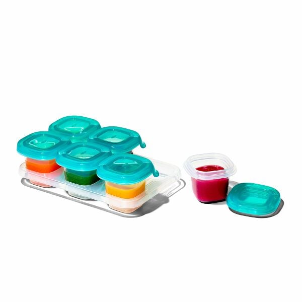 2 oz Baby Blocks™ Silicone Freezer Storage Containers N3