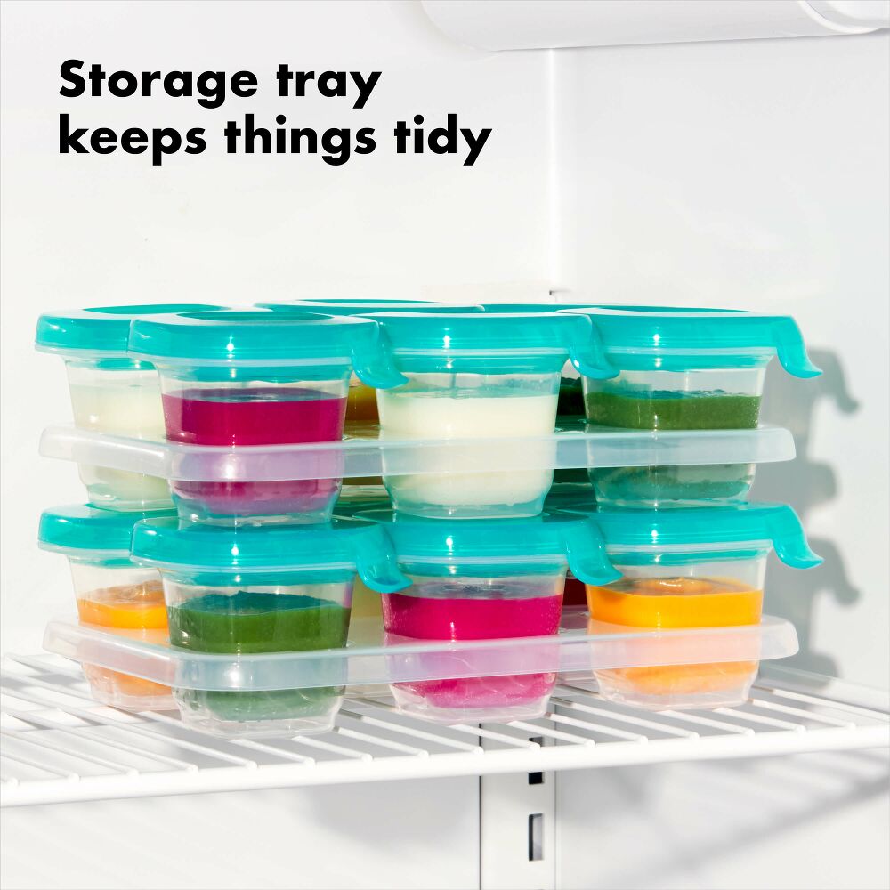 2 oz Baby Blocks™ Silicone Freezer Storage Containers N3