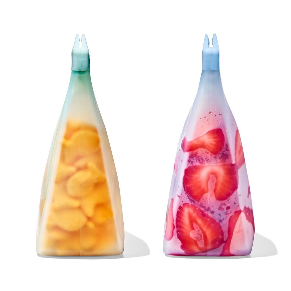 Tot Silicone Reusable Bag - 2-Piece Stand-Up Cup Set T9