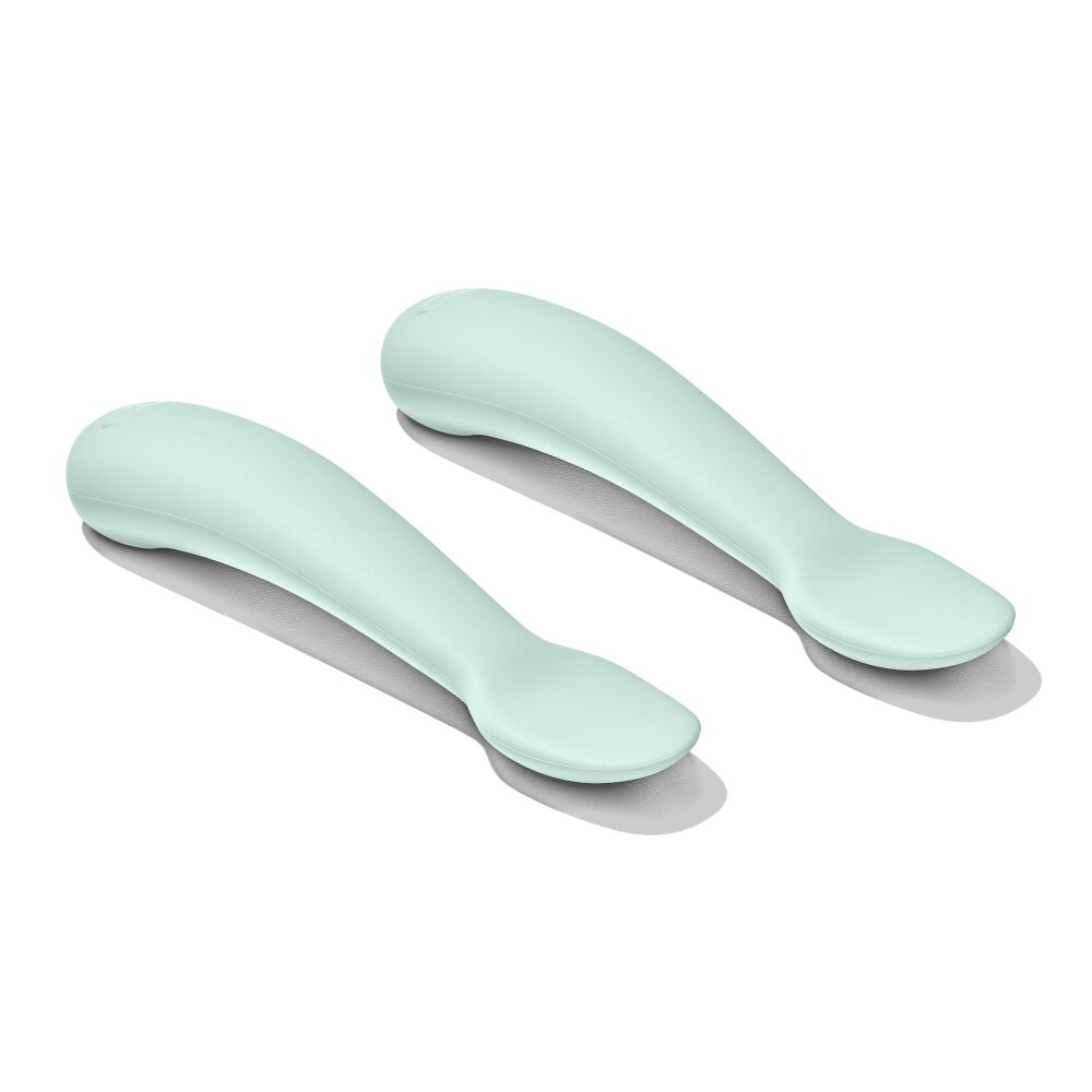 Textured Suction Plate & Spoons Set – 3-Piece E8