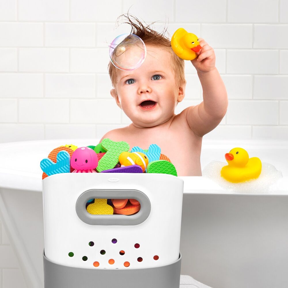 Stand Up Bath Toy Bin X7