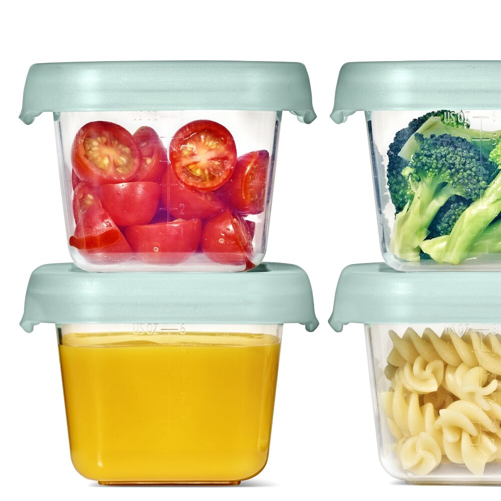 Baby Blocks Food Storage Containers (6 oz) - Opal O5