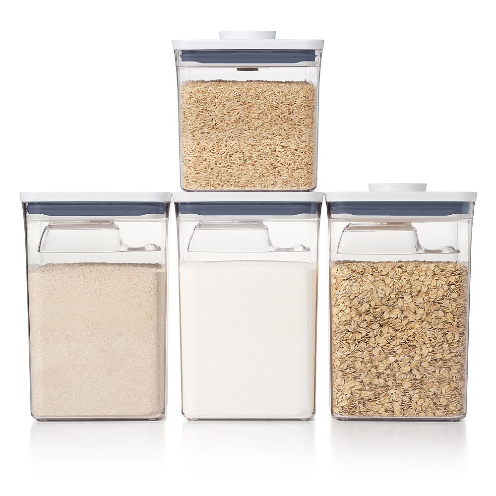 POP Container - Big Square Short (2.8 Qt.) & 6-Piece POP Container Set Bundle O4