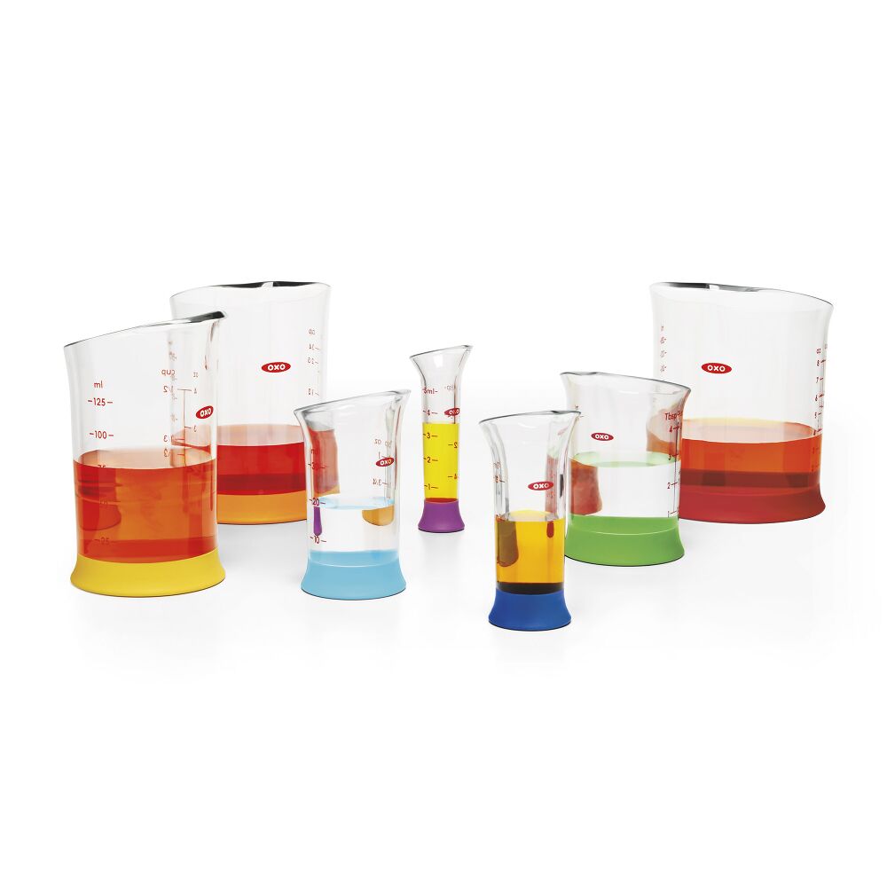 7 Piece Liquid Measuring Beaker Set Q9