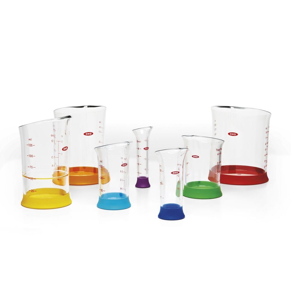 7 Piece Liquid Measuring Beaker Set Q9