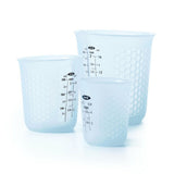 3 Piece Squeeze & Pour Silicone Measuring Cup Set W2