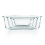 Smart Seal 3.5 Cup Glass Rectangle Container - Teal S2
