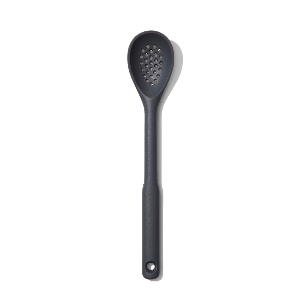 OXO Good Grips Silicone Slotted Spoon - Peppercorn P3