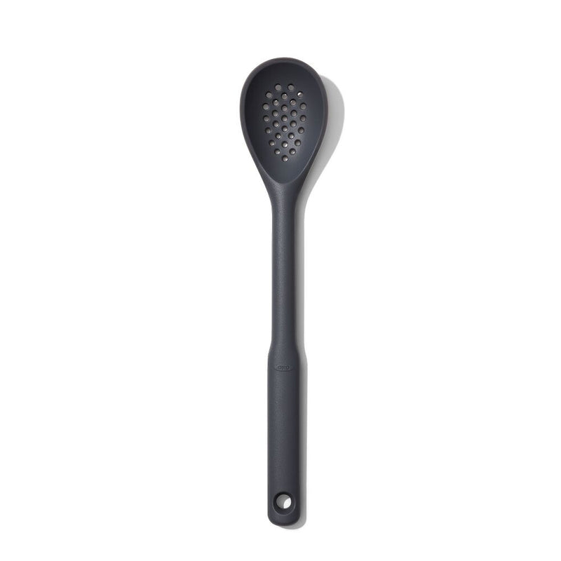 OXO Good Grips Silicone Slotted Spoon - Peppercorn P3