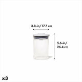 POP Round Canister 3-Piece Mini Bath Set (0.6 Qt) Y9