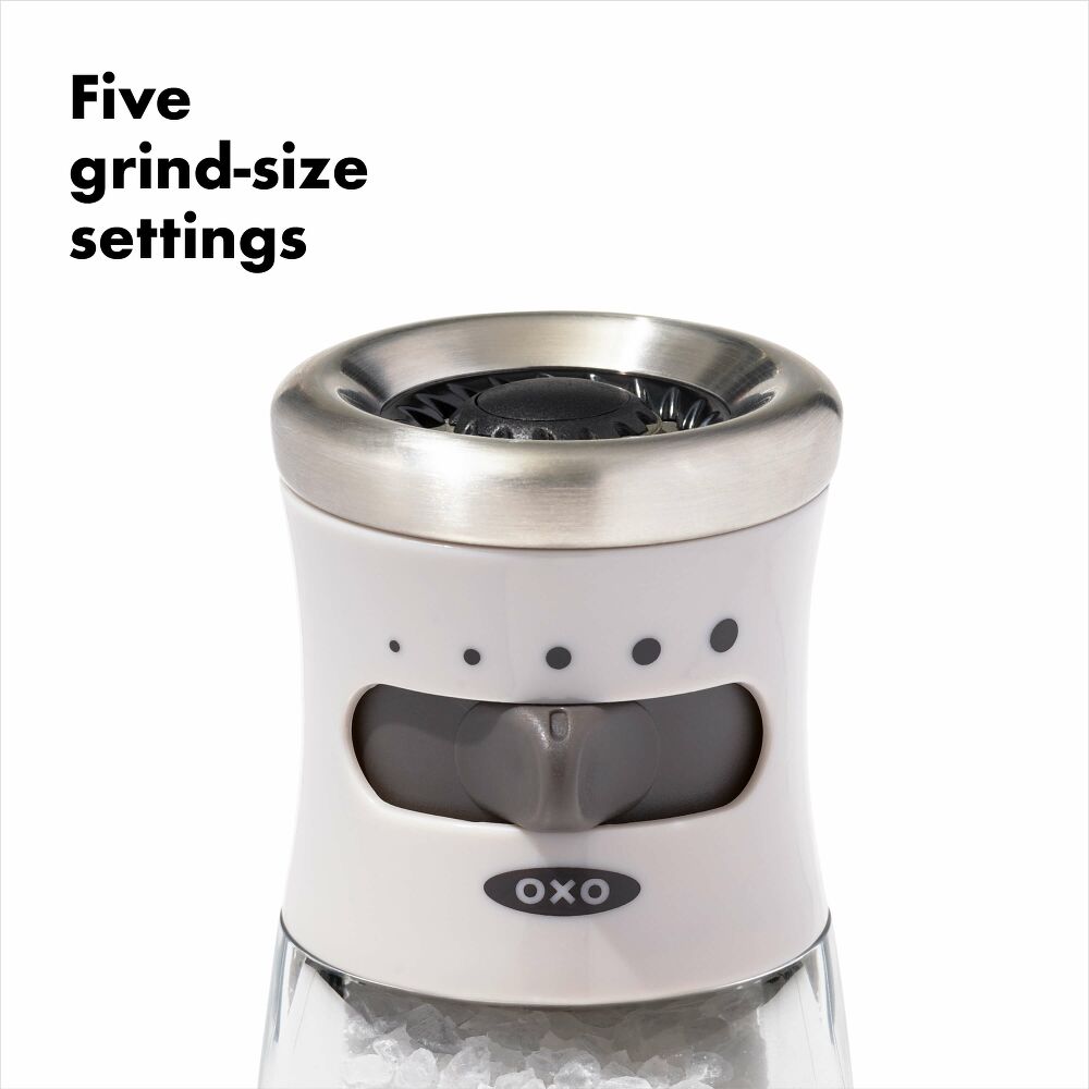 Contoured Mess-Free Salt Grinder R3