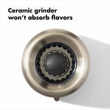 Contoured Mess-Free Salt Grinder U4
