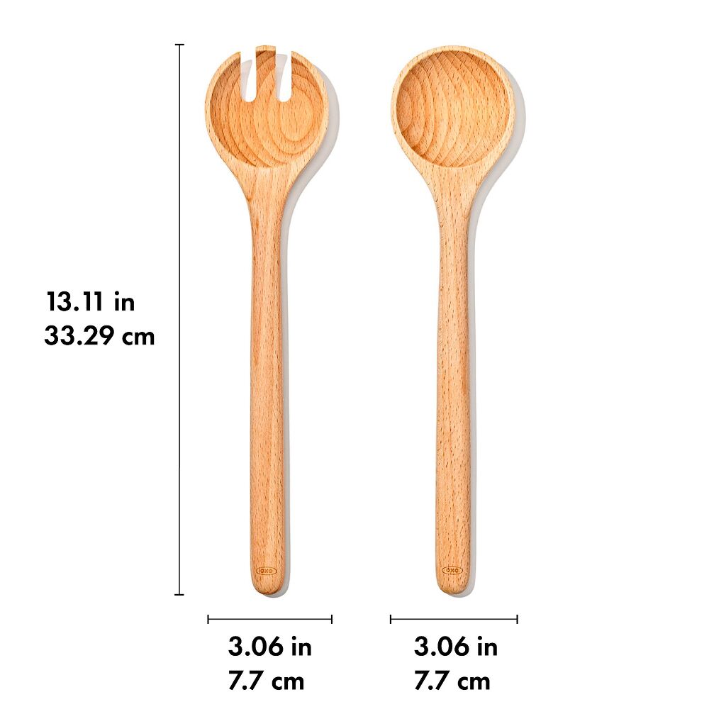 Beechwood Salad Servers – 2-Piece Set P8