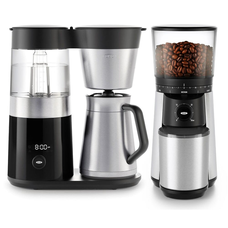 9-Cup Coffee Maker & Conical Burr Coffee Grinder Bundle U1