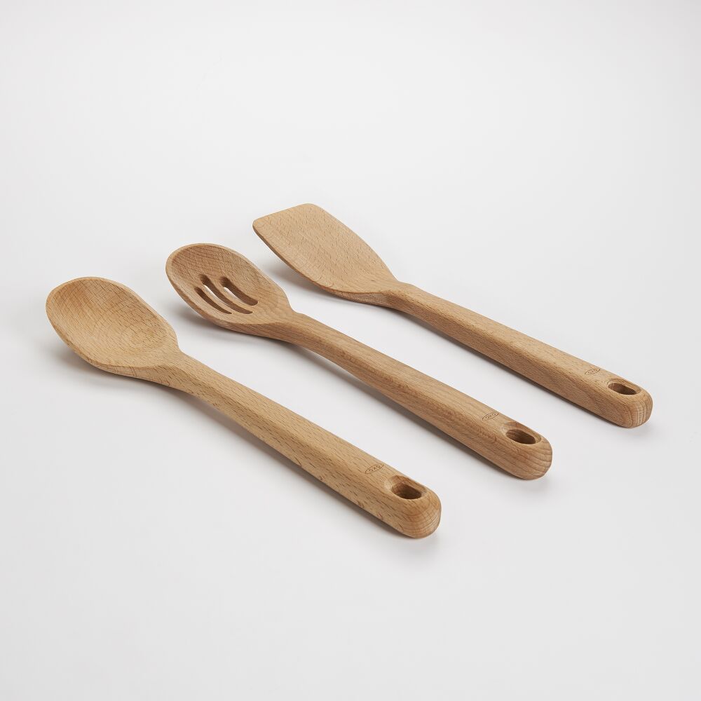 3 Piece Wooden Utensil Set V0