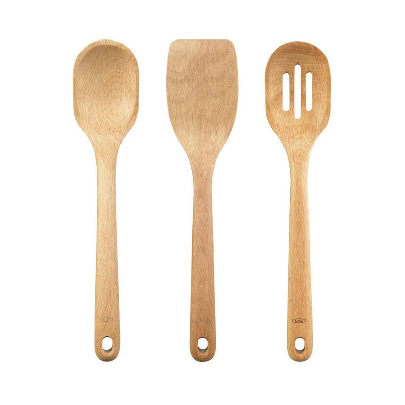 3 Piece Wooden Utensil Set V0