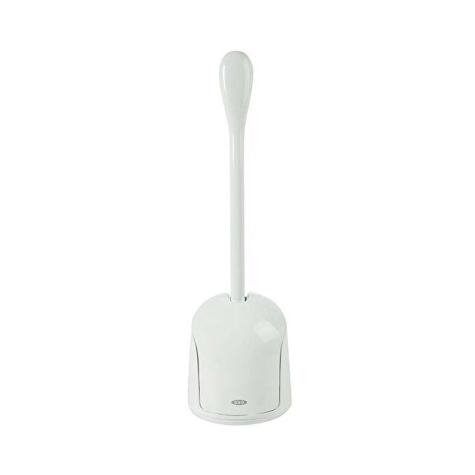 Compact Toilet Brush & Canister Q0