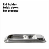 Stainless Steel Spoon Rest with Lid Holder X5