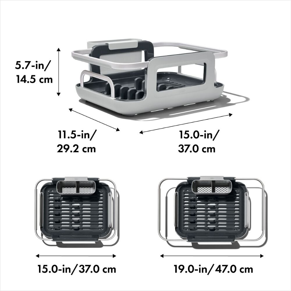 Over-the-sink Aluminum Dish Rack Y2