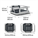Over-the-sink Aluminum Dish Rack X9