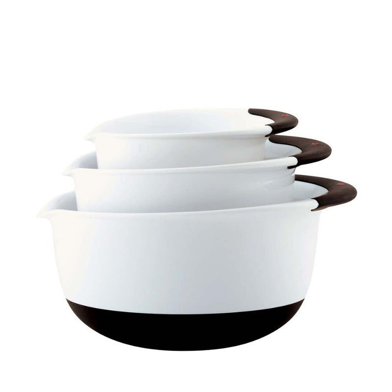 3-Piece Mixing Bowl Set - White O2