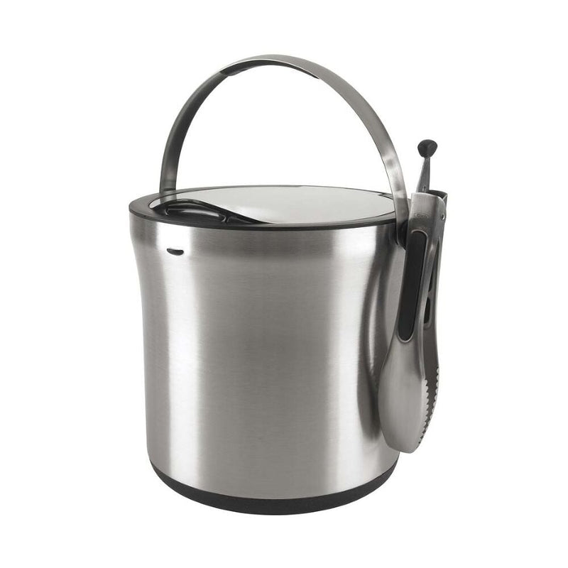 Steel Ice Bucket & Tong Set C2