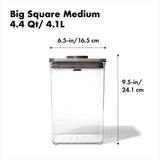 POP Container - Big Square Medium (4.4 Qt/4.2 L) R8